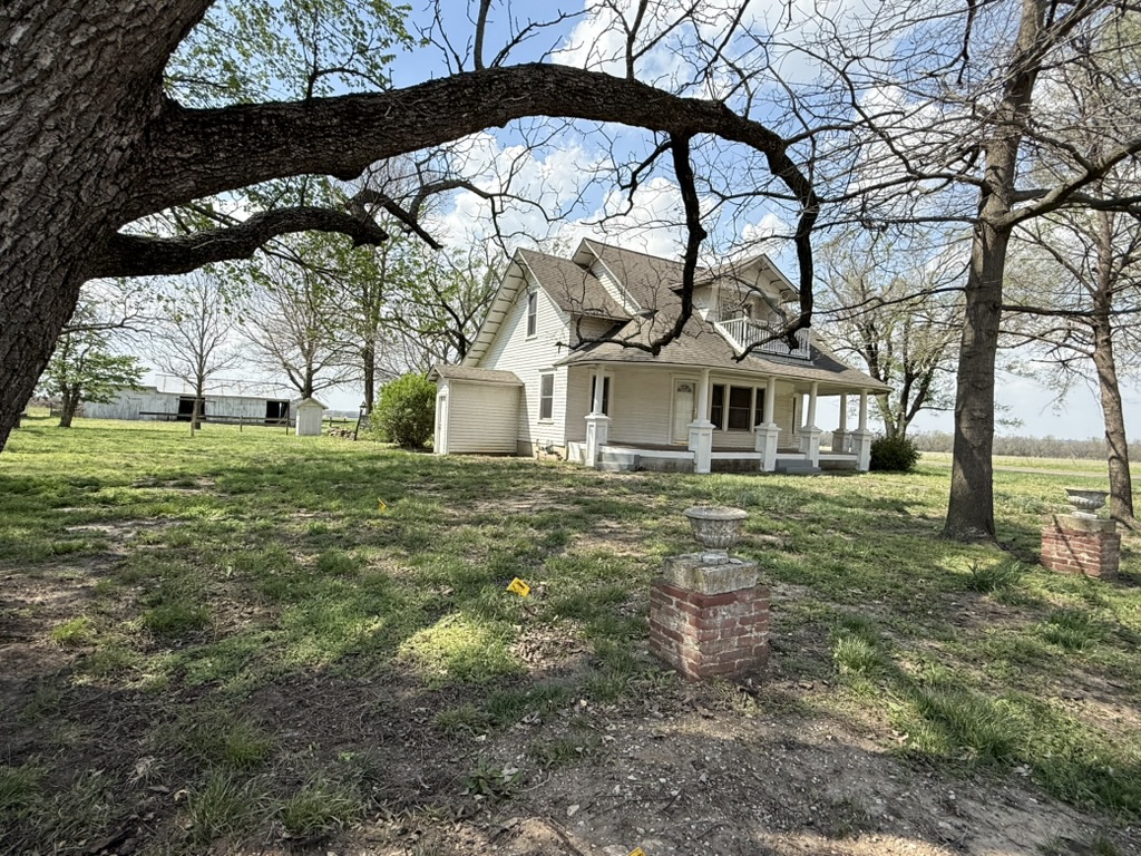 Decorative urns and planters in winter